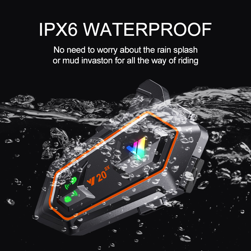 Y20 2X Motorcycle Helmet Inter - مراجعة Bluetooth Headset On Ear وسعره