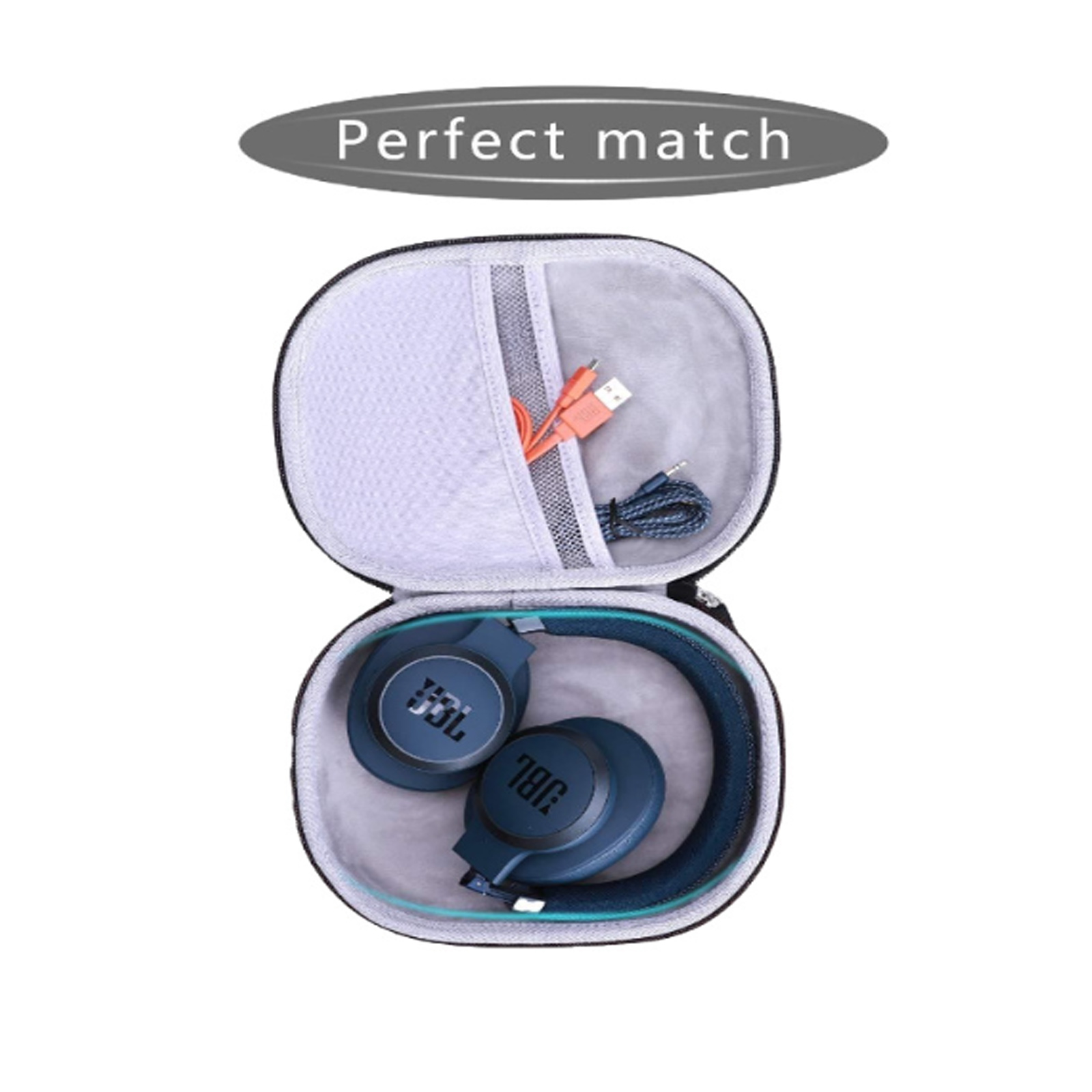 EVA Hard Carring Case for JBL  - مراجعة Headphone Case Hard وسعره