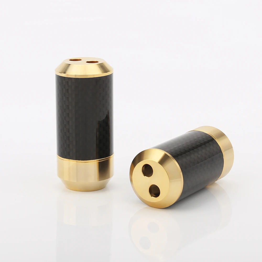 Audiocrast Carbon fiber Gold P - مراجعة Audio Splitter Y وسعره