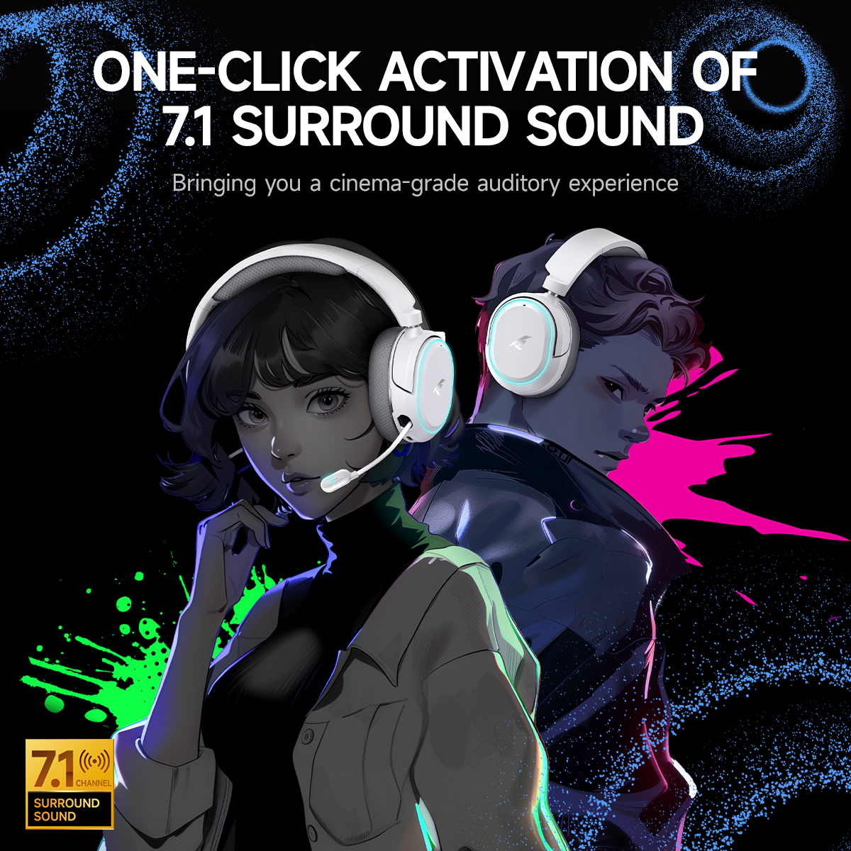 Picun G2 2.4GHz Bluetooth Wire - مراجعة Gaming Headset Rgb وسعره