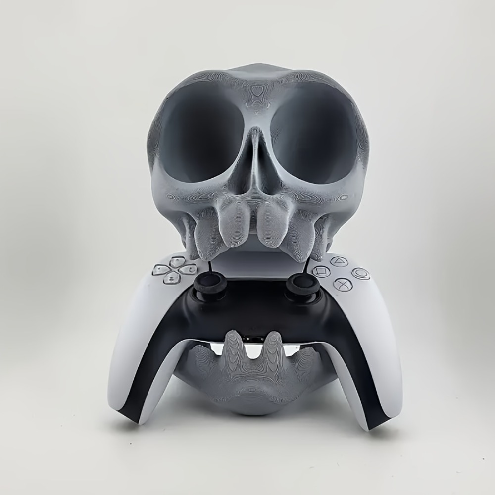 Skull Shaped Controller Stand  - مراجعة Headphone Stand Desk وسعره