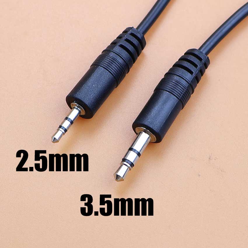 1pcs 2.5mm 3.5mm Mono Stereo A - مراجعة Audiophile Headphone Wired وسعره