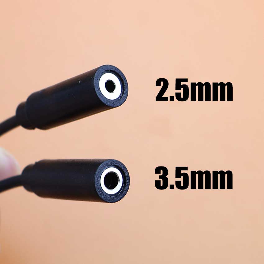 1pcs 2.5mm 3.5mm Mono Stereo A - مراجعة Audiophile Headphone Wired وسعره