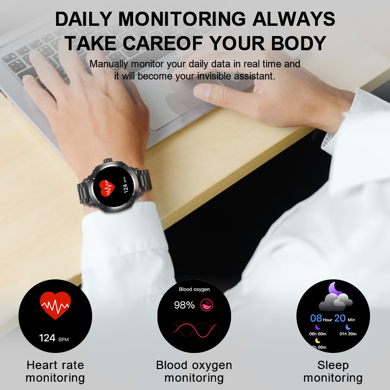 New Men's 2 In 1 Headset Smart - مراجعة Earbuds Charging Case وسعره