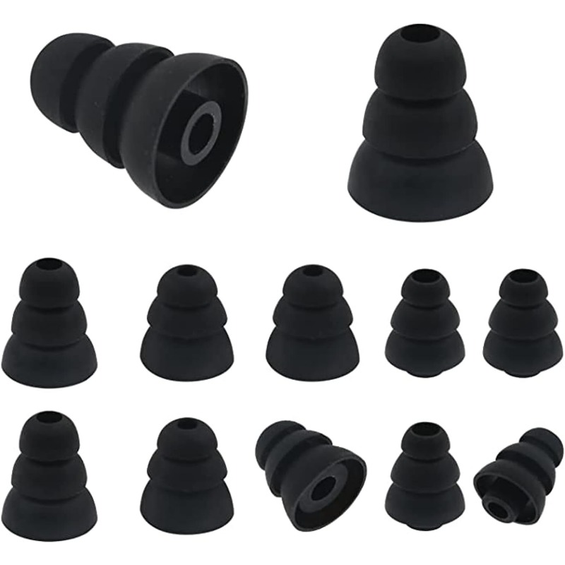 For 6pcs S/M/L Size Noise Isol - مراجعة Silicone Ear Tip Replacement وسعره