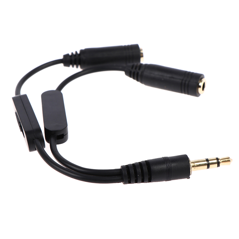 1pc 1 In 2 Out 3.5mm Stereo Ma - مراجعة Audio Splitter Y وسعره