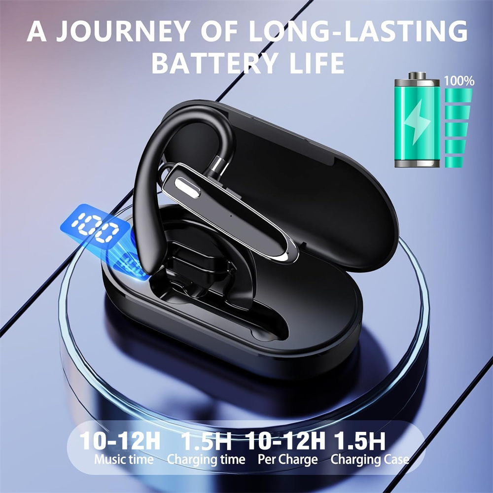 Wireless Bluetooth Headphones  - مراجعة Bluetooth Headset On Ear وسعره