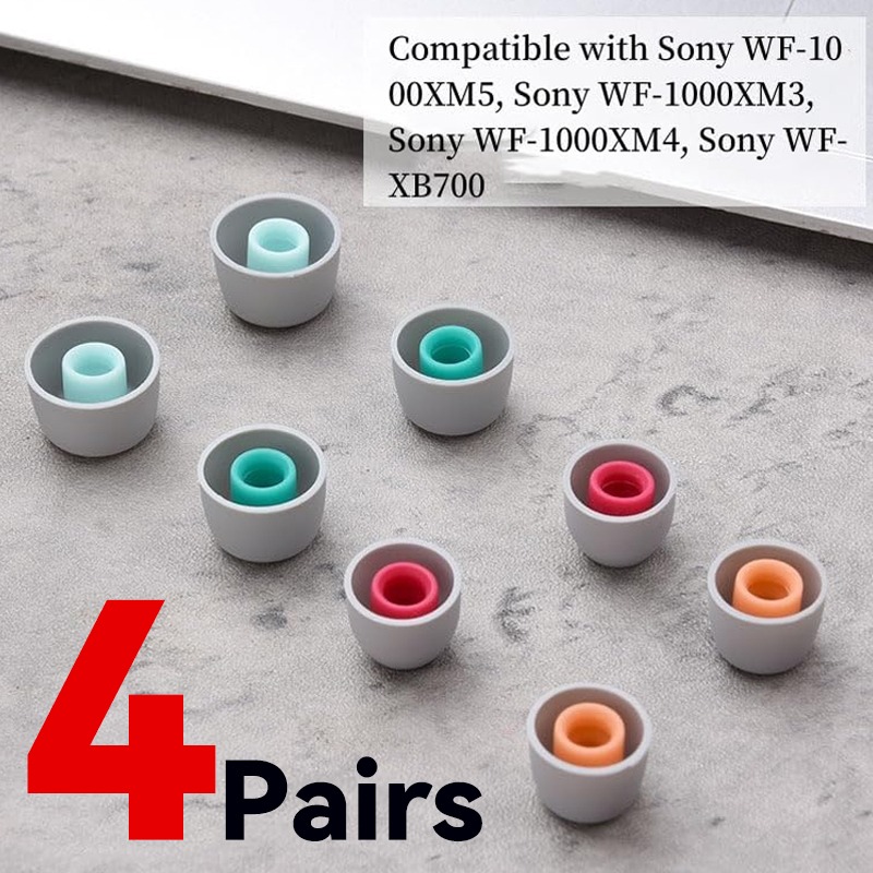 4/1Pairs for Sony Headphone Si - مراجعة Silicone Ear Tip Replacement وسعره