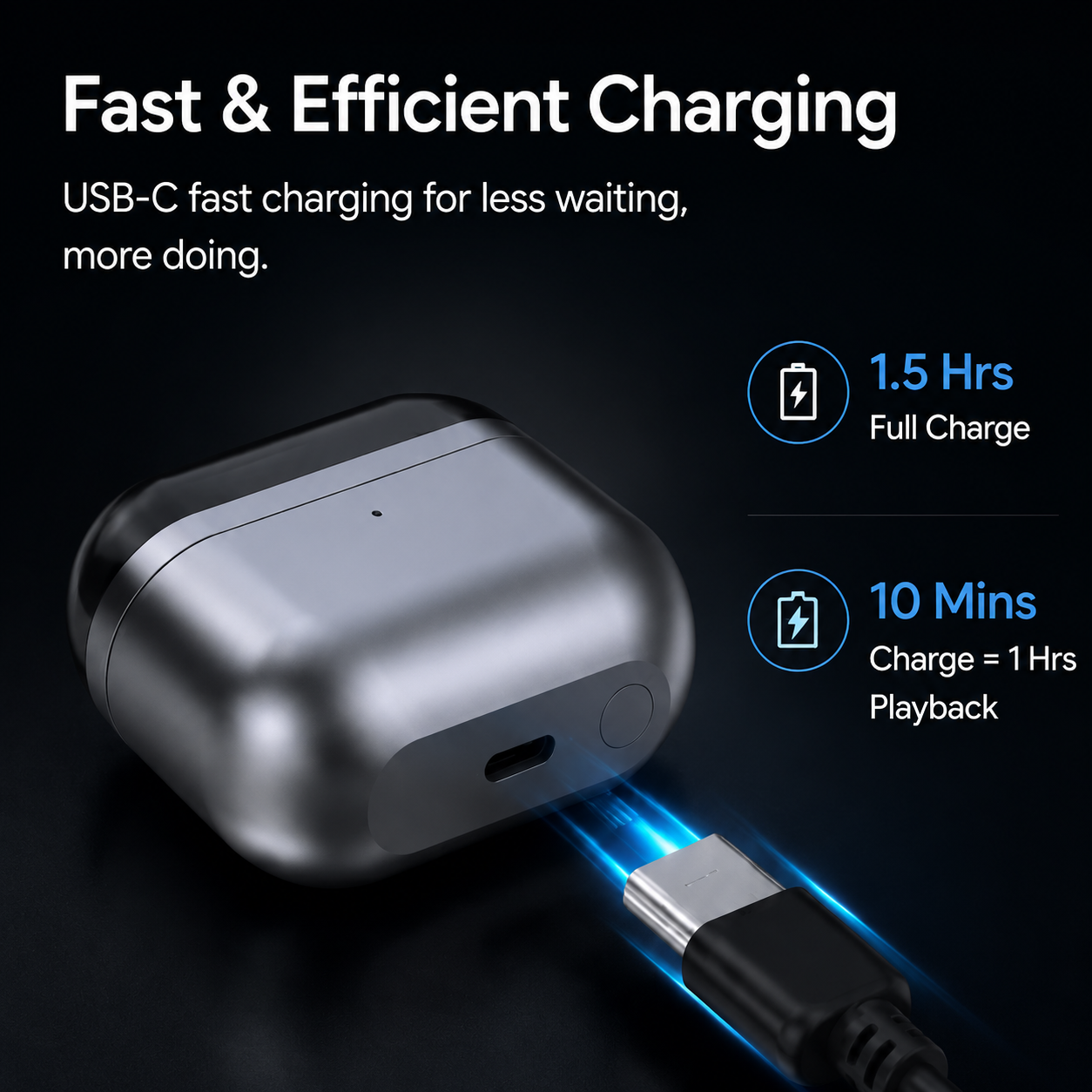 Replacement Charging Case For  - مراجعة Earbuds Charging Case وسعره