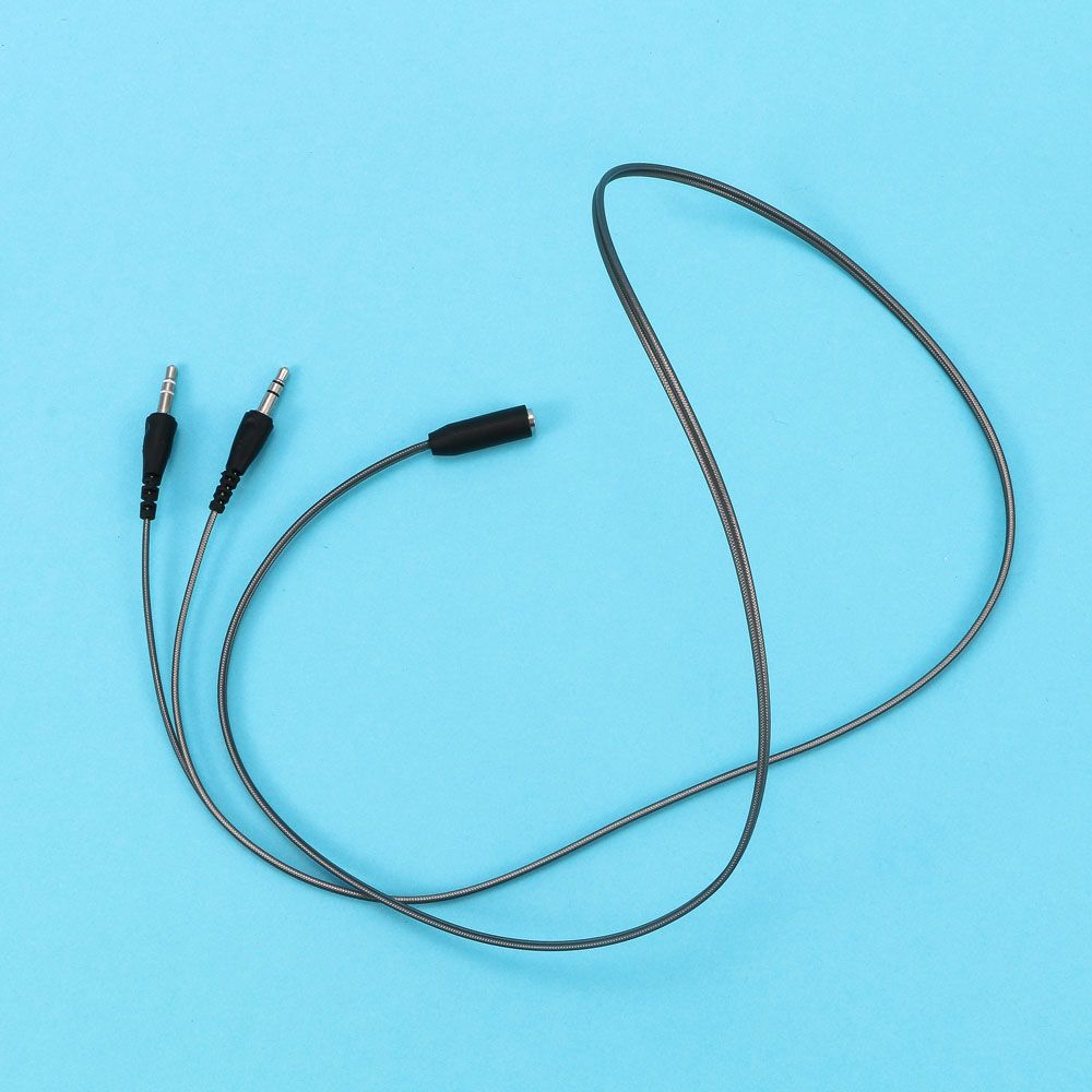 1M 3.5MM Female To 2 Male PC A - مراجعة Earphone Splitter Jack وسعره