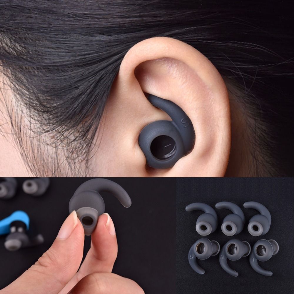 3 Pairs S/M/L In-ear Sports He - مراجعة Sports Earphone Hook وسعره
