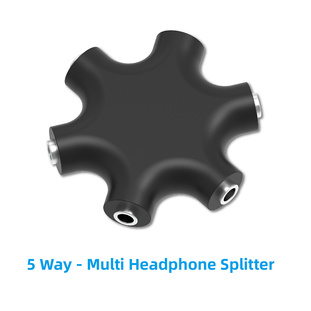 3.5mm Jack Earphone Audio Spli - مراجعة Earphone Splitter Jack وسعره