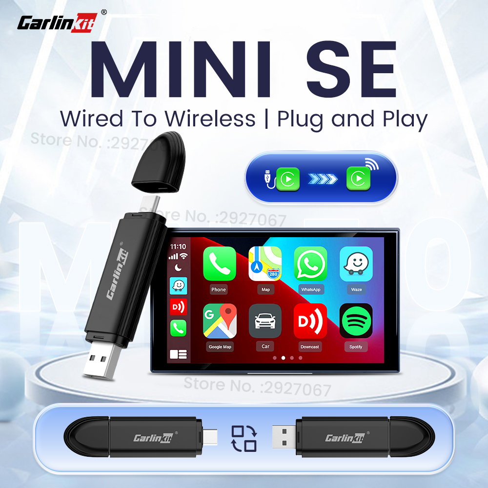 CarlinKit MINI 5.0 Pro Wireles - مراجعة Bluetooth Adapter Receiver وسعره