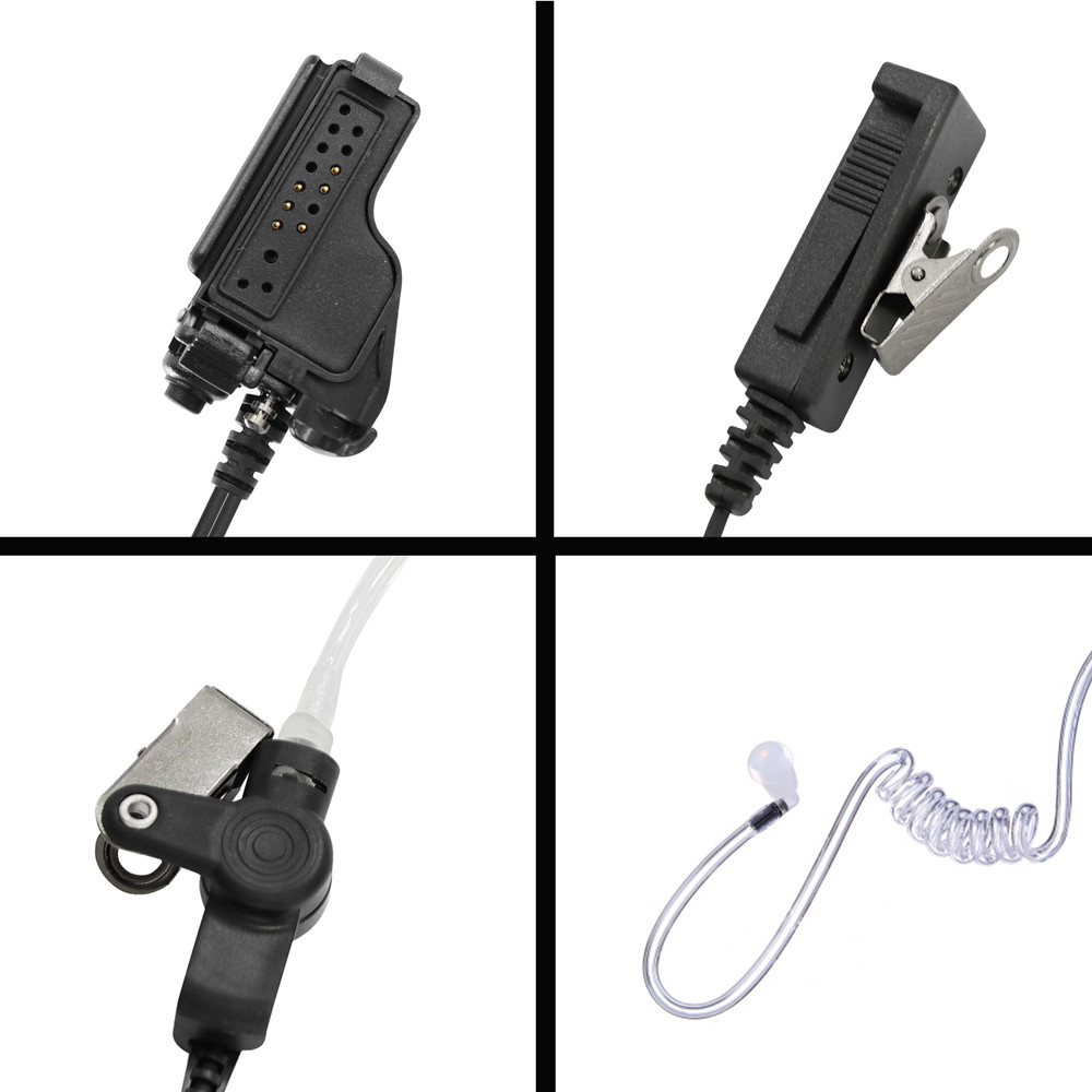 VBLL Walkie Talkie 2-wire Surv - مراجعة Wired Earphone Mic وسعره