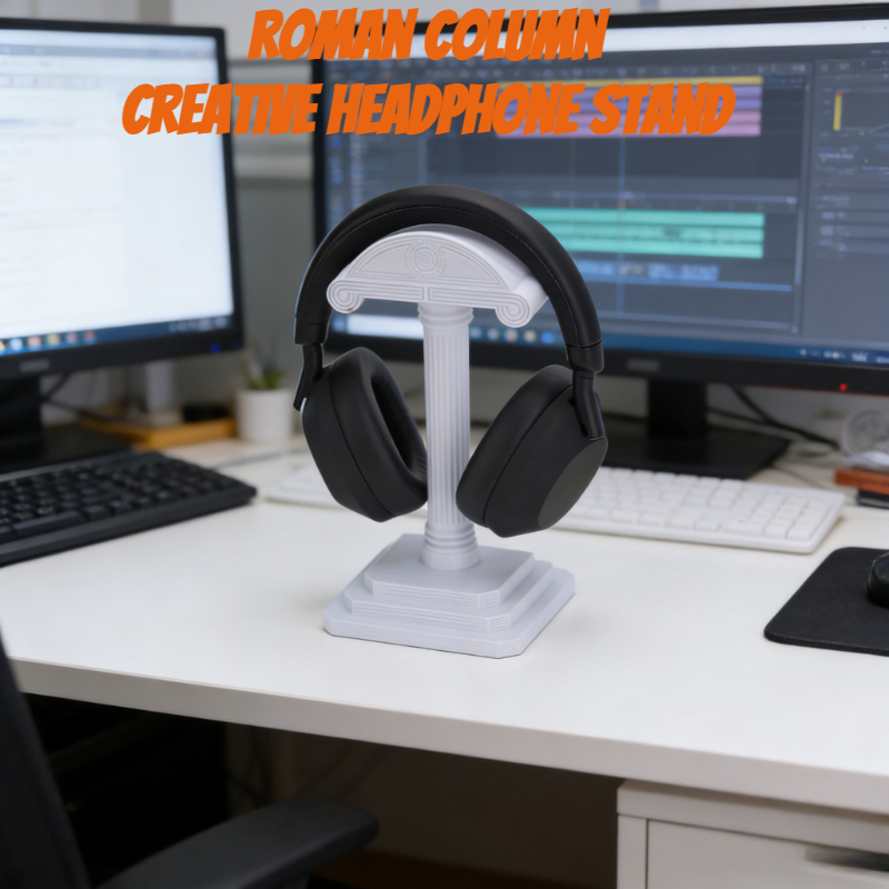 Greek Column Headphone Stand 3 - مراجعة Headphone Stand Desk وسعره
