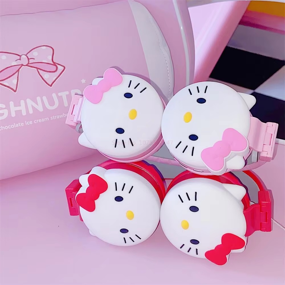 New Hello Kitty Stitch Mickey  - مراجعة Bluetooth Headset On Ear وسعره