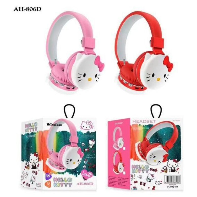 New Hello Kitty Stitch Mickey  - مراجعة Bluetooth Headset On Ear وسعره