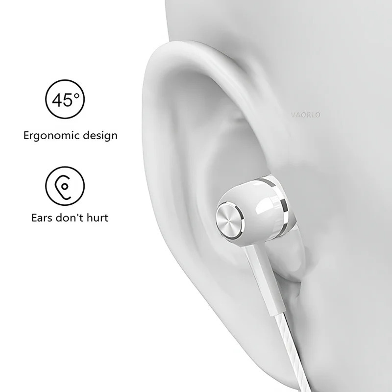 1/2/3/4Pcs 3.5mm Wired Earphon - مراجعة Wired Earphone Mic وسعره