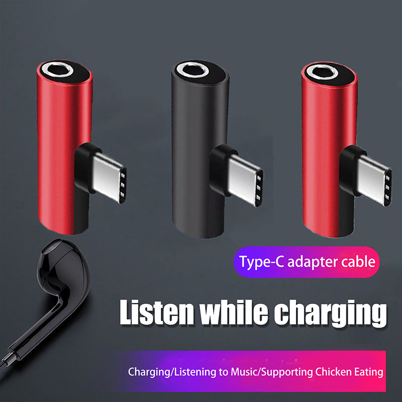 USB Type-C To 3.5 Mm Headphone - مراجعة Earphone Splitter Jack وسعره
