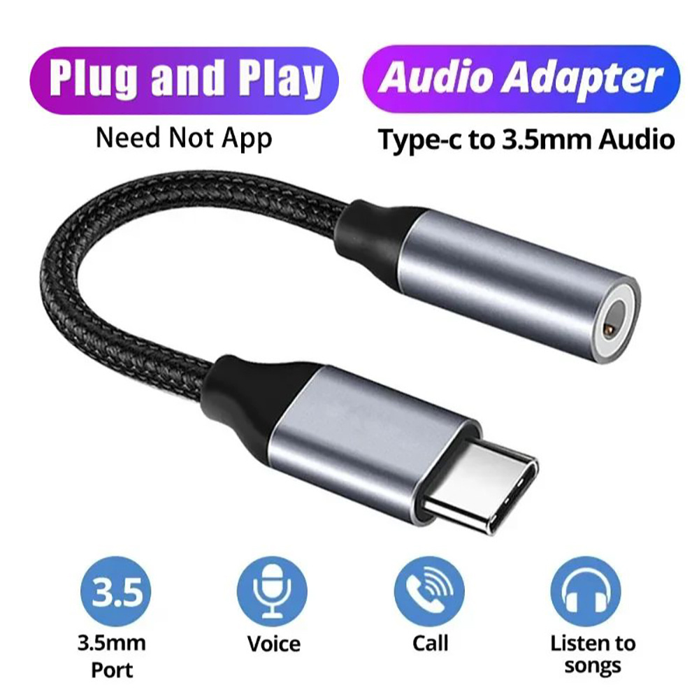 USB Type C To 3.5mm Audio Adap - مراجعة Audiophile Headphone Wired وسعره