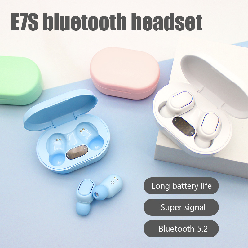 E7S TWS Fone Bluetooth Earphon - مراجعة Bluetooth Headset On Ear وسعره