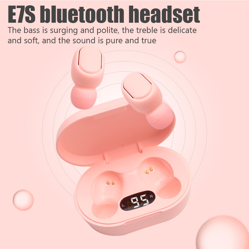 E7S TWS Fone Bluetooth Earphon - مراجعة Bluetooth Headset On Ear وسعره