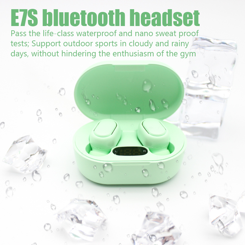 E7S TWS Fone Bluetooth Earphon - مراجعة Bluetooth Headset On Ear وسعره