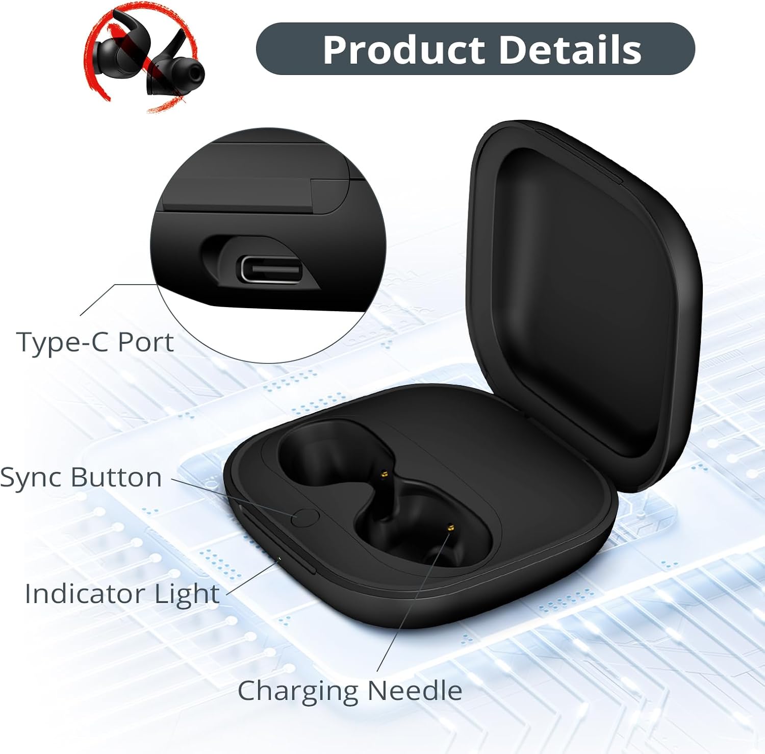 700mAh Battery Earphone Chargi - مراجعة Earbuds Charging Case وسعره