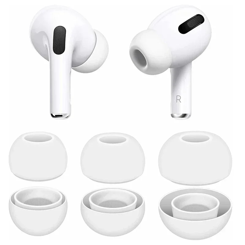 Soft Black Silicone Earbud Tip - مراجعة Silicone Ear Tip Replacement وسعره
