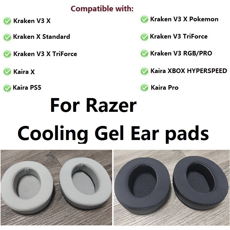 Cooling Gel ear pads For Razer - مراجعة Gaming Headset Rgb وسعره