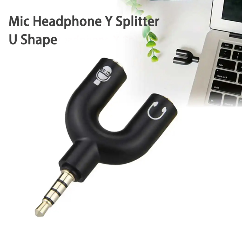 3.5mm headphone splitter micro - مراجعة Earphone Splitter Jack وسعره