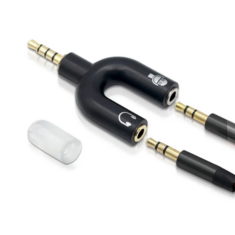 3.5mm headphone splitter micro - مراجعة Earphone Splitter Jack وسعره