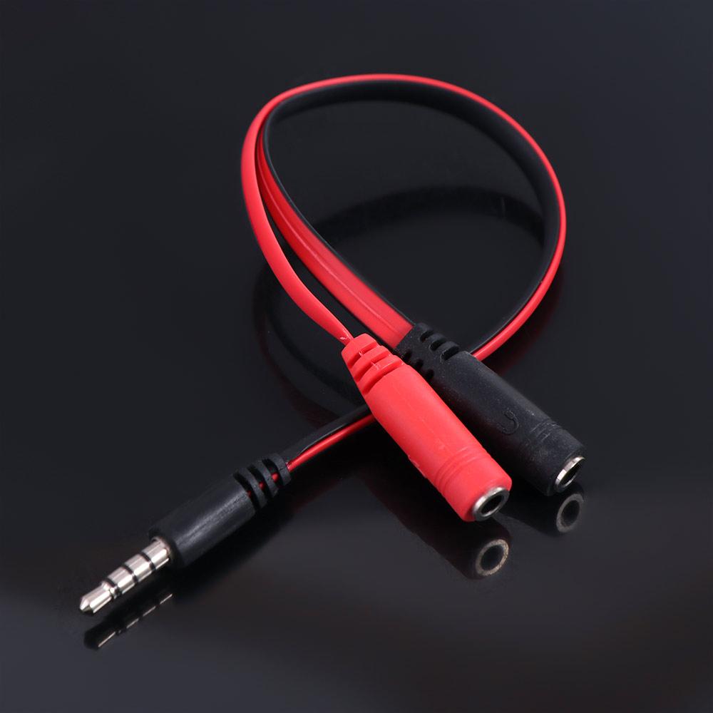 1 Male To 2 Female 3.5 Jack Au - مراجعة Earphone Splitter Jack وسعره