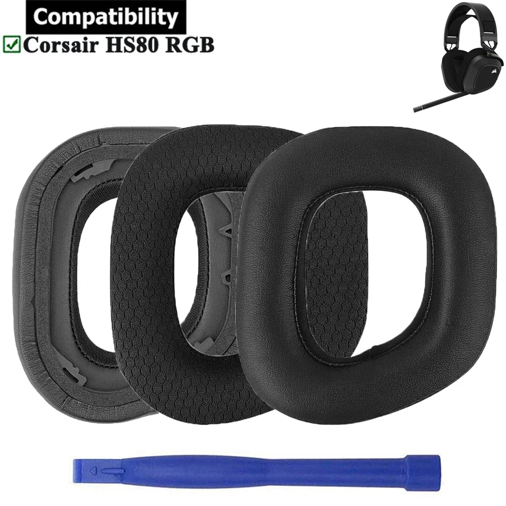 1 Pair-Replacement Earpads Ear - مراجعة Gaming Headset Rgb وسعره