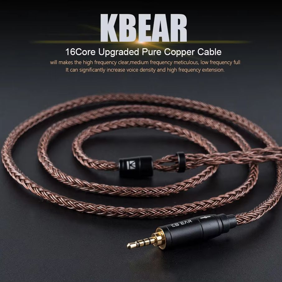KBEAR 16 core 2-pin IEM headph - مراجعة In Ear Monitor Iem وسعره