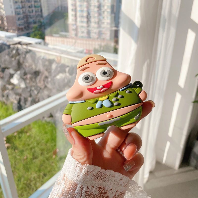 Cute SpongeBob Creative Silico - مراجعة Earbuds Charging Case وسعره