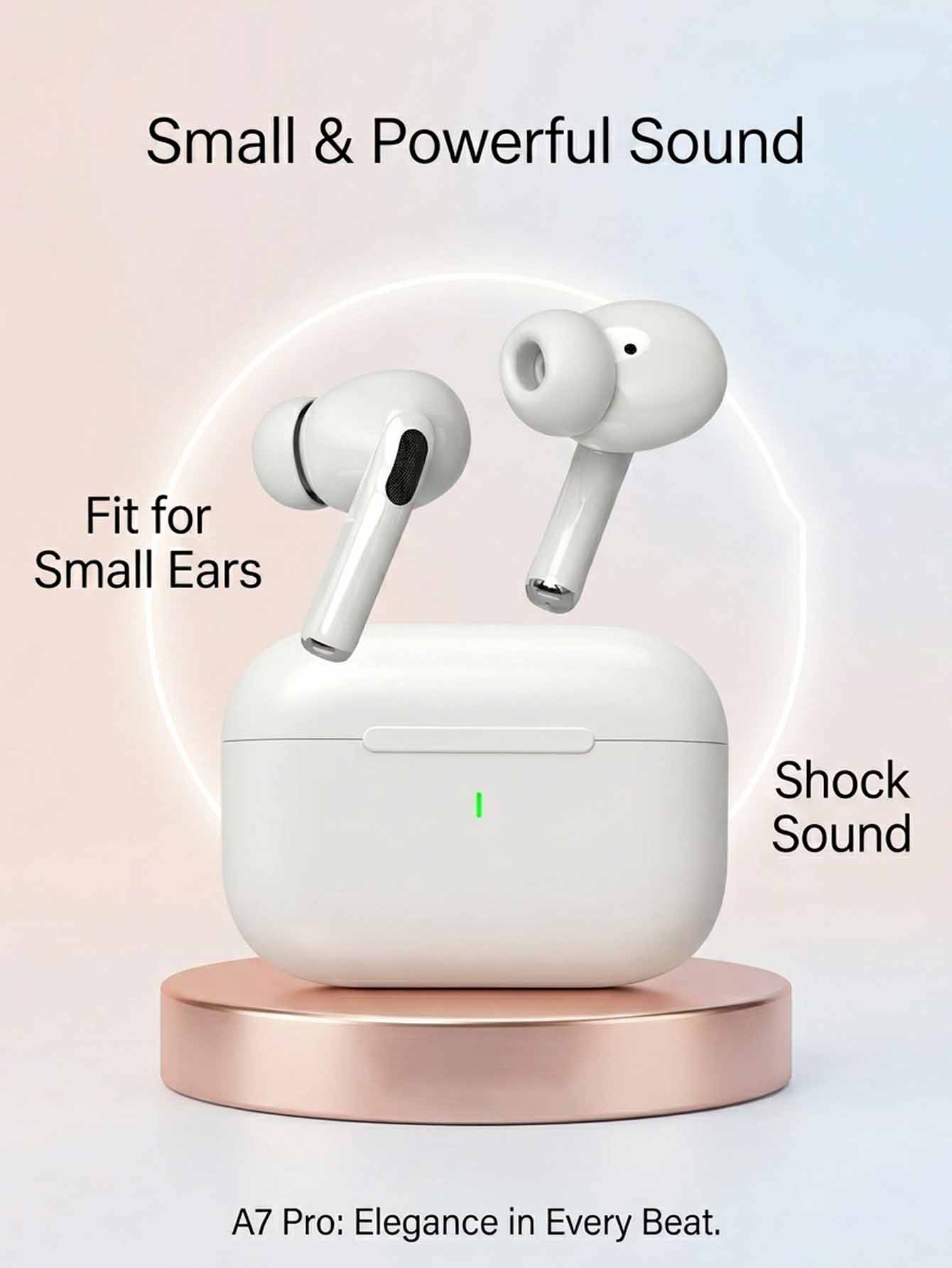 A7 pro Wireless Earbuds Blueto - مراجعة Earbuds Charging Case وسعره