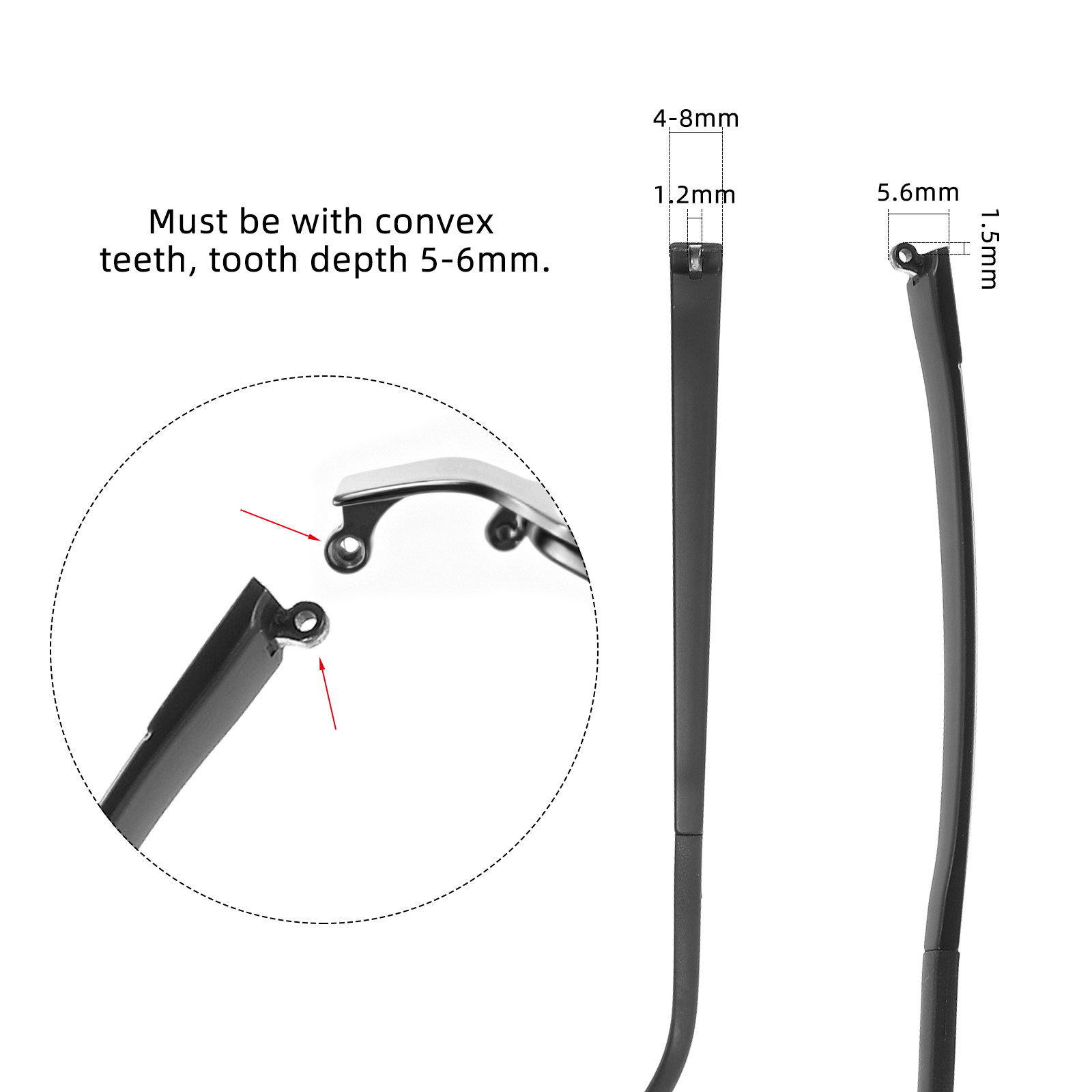Universal Eyeglass Temple End  - مراجعة Silicone Ear Tip Replacement وسعره