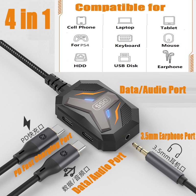 Type C Splitter USB C to 3.5mm - مراجعة Cable Extension 3.5 وسعره