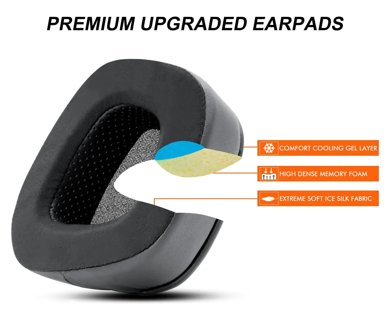 Cooling Gel Earpads Replacemen - مراجعة Gaming Headset Rgb وسعره