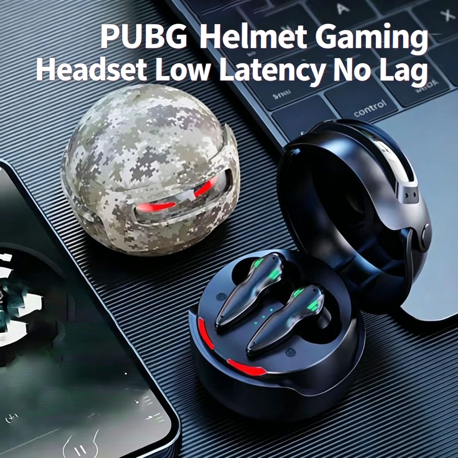 Helmet Style Gaming  Wireless  - مراجعة Gaming Headset Rgb وسعره