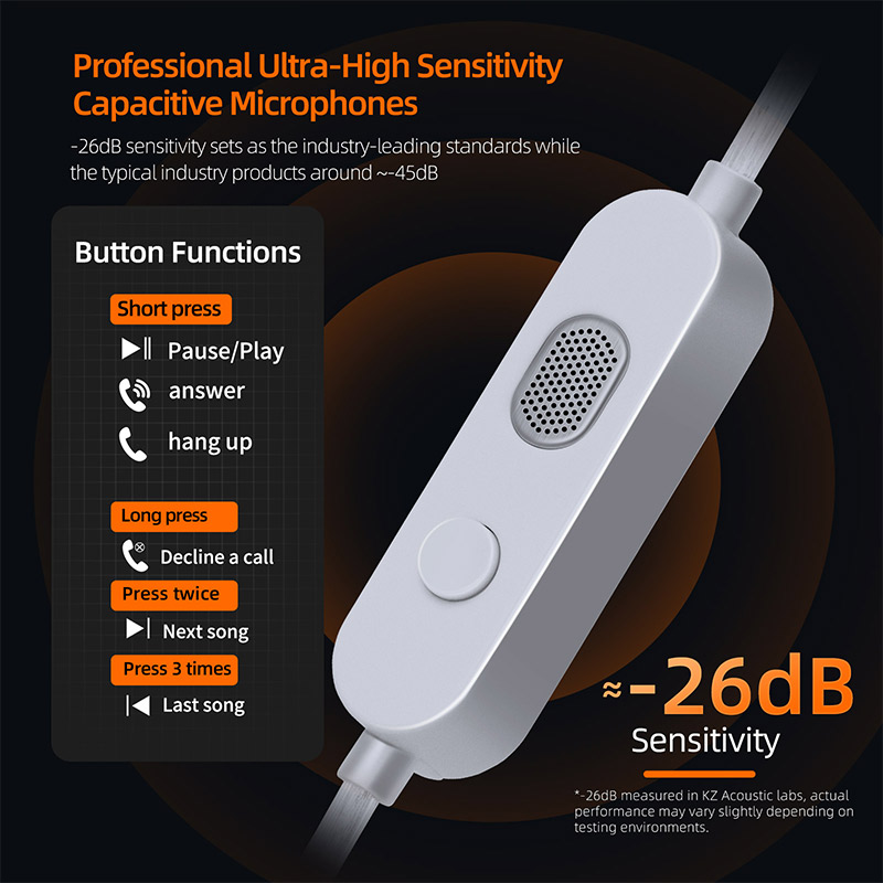 KZ-M2 OFC Silver-Plated Earpho - مراجعة Wired Earphone Mic وسعره