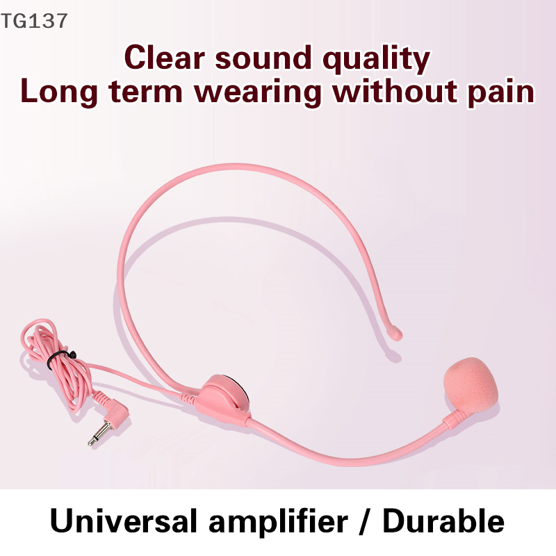 1Pcs 3.5MM Pink Headworn Wired - مراجعة Wired Earphone Mic وسعره