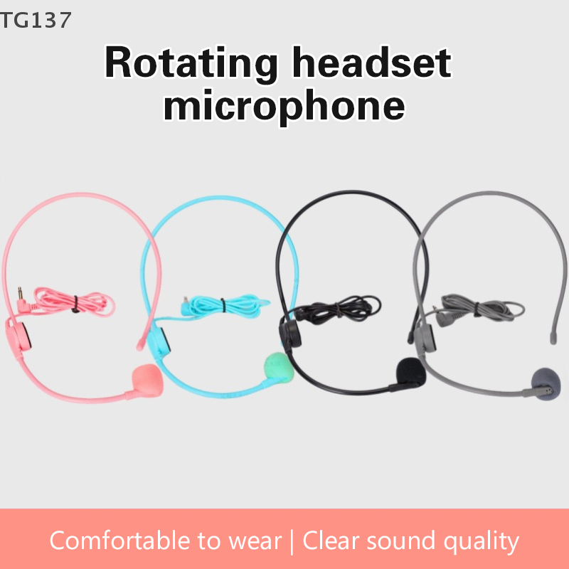 1Pcs 3.5MM Pink Headworn Wired - مراجعة Wired Earphone Mic وسعره