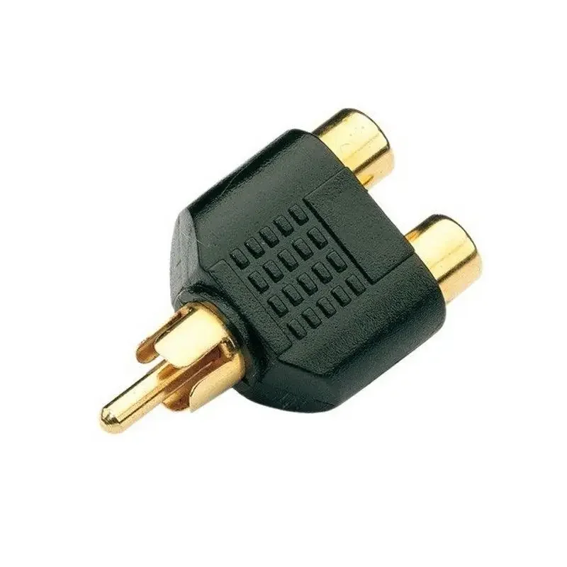 Lot 10/100PCS RCA Splitter AV  - مراجعة Audio Splitter Y وسعره