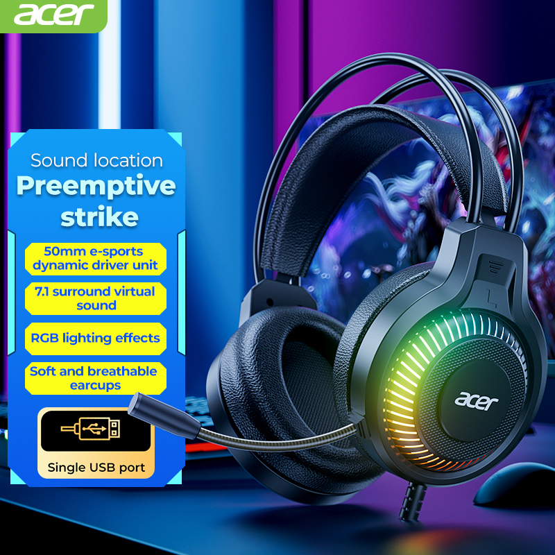 RGB Cool Lighting Wired Earpho - مراجعة Gaming Headset Rgb وسعره