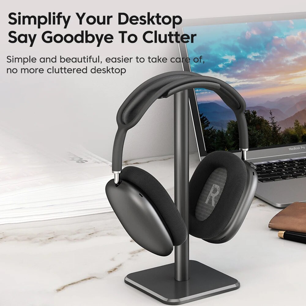 Universal Headphone Stand Alum - مراجعة Headphone Stand Desk وسعره