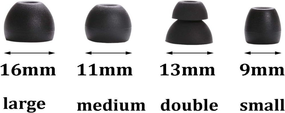 Replacement Silicone Eartips f - مراجعة Silicone Ear Tip Replacement وسعره
