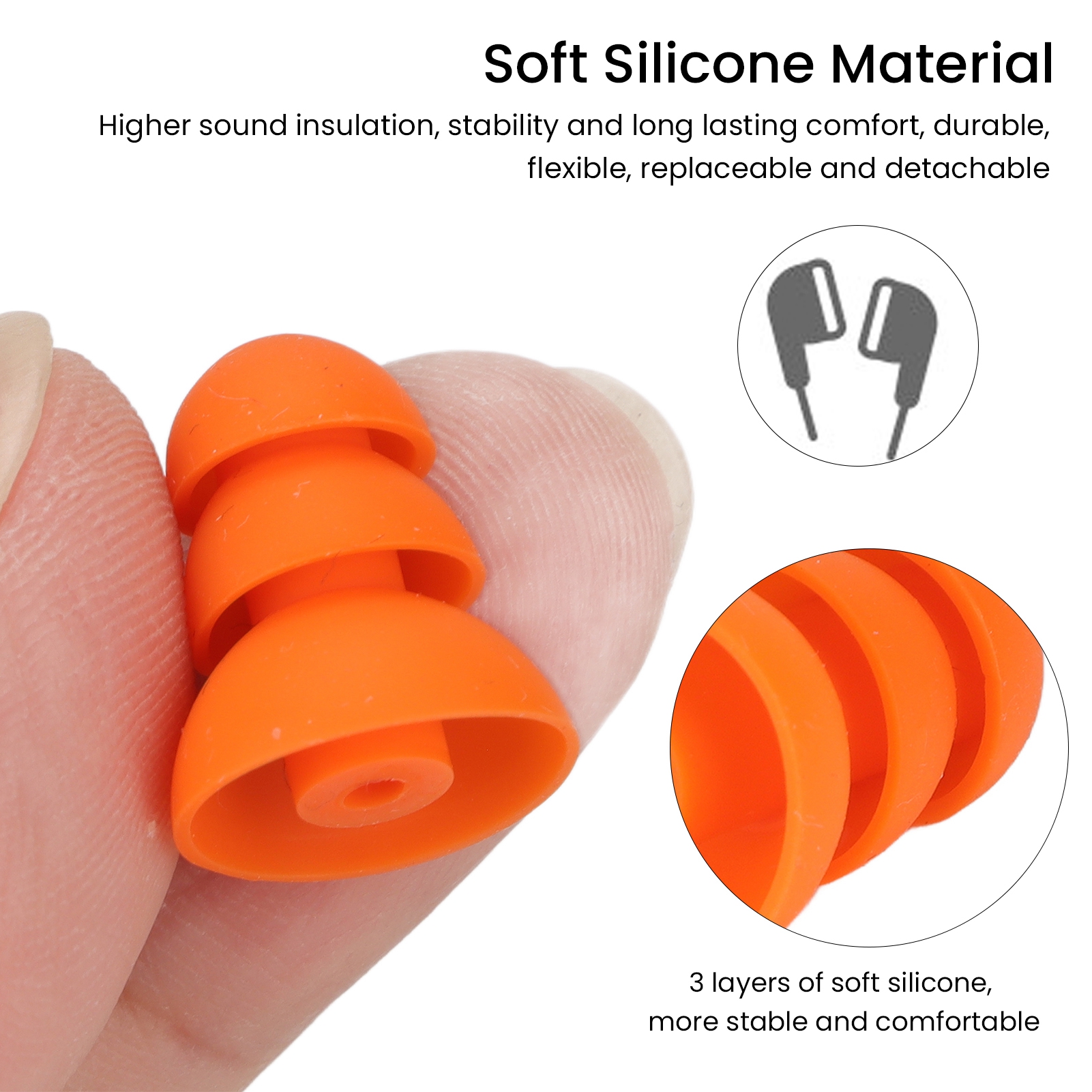 Silicone Eartips Comfort Repla - مراجعة Silicone Ear Tip Replacement وسعره