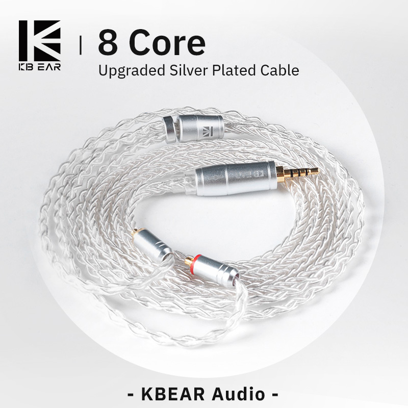 KBEAR 8 Core Upgraded Silver W - مراجعة In Ear Monitor Iem وسعره
